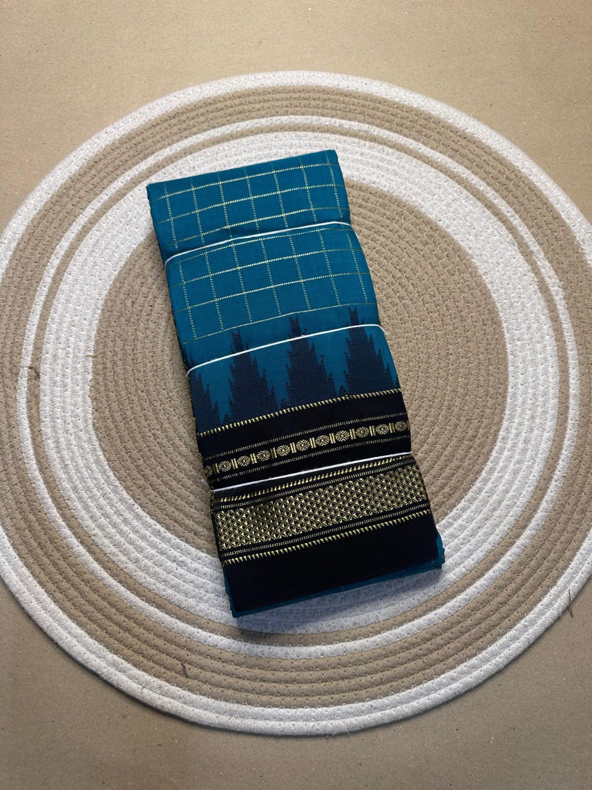 teal and black jerry big checks, temple gadiwalsaree pallu tope pallu teal and black jerry big checks, temple gadiwalsaree pallu tope pallu